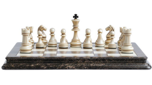 A miniature chessboard featuring intricately designed pieces, perfect for strategy games, displays, and unique gift ideas for chess enthusiasts and collectors..