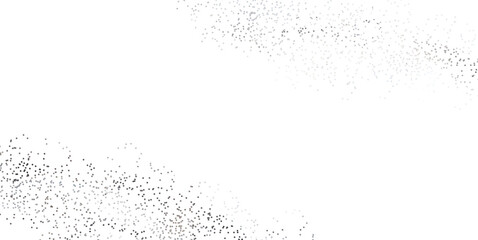 Obraz premium Silver sands , Silver sparkle, Foil Silver glitter. PNG background and Silver border frame you can apply at wedding Invitation, Thank you Card, posters, modern card design template.