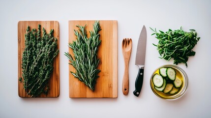 A minimalist kitchen background with a clean, simple surface, perfect for food preparation.