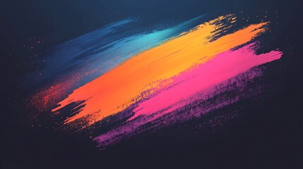 Textured gradient with colorful paintbrush strokes
