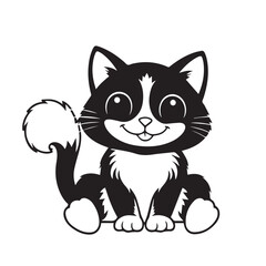 cat silhouette vector