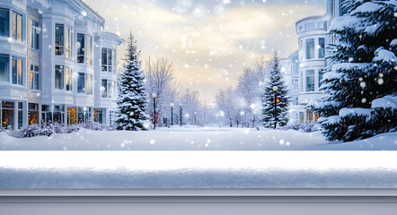 Beautiful winter holiday background