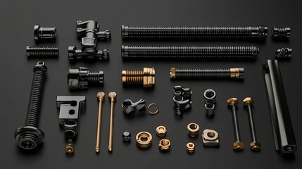 Obraz premium A Symphony of Steel: A Visual Exploration of Industrial Elegance and Precision
