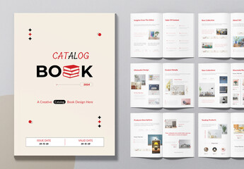 Creative Product Catalogue Template Layout