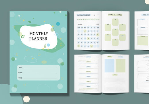 Monthly Planner Template Layout