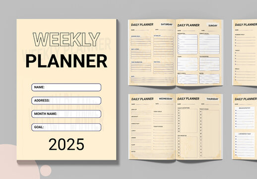 Planner Template Layout