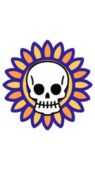 skull flower