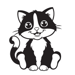 cat silhouette vector