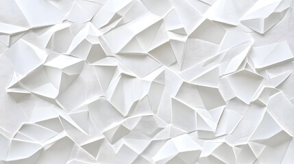 White polygon texture with clean lines and shapes
