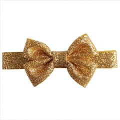 A Golden Ribbon with a Bow Isolated on a White Background | Gift Wrapping, Holiday Decorations, Luxury Packaging, and Event Planning