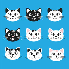 cat silhouette vector