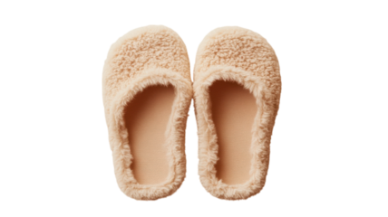 Cozy Pair of Fluffy Slippers Perfect for Home Comfort and Leisure Activities to Keep Feet Warm During Chilly Days.