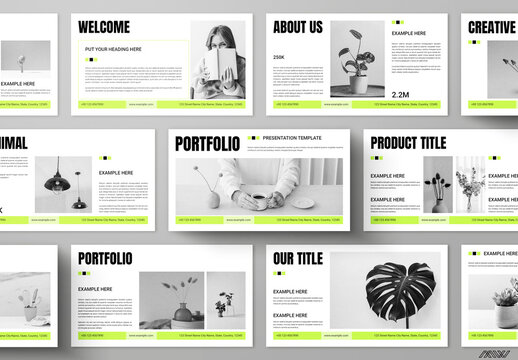Portfolio Presentation Template