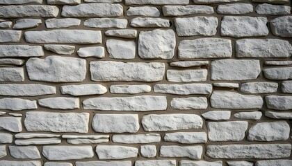 Obraz premium Photo of Old grey long stone wall close up