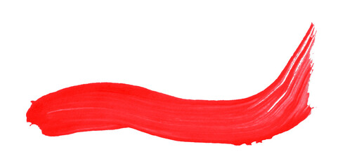 Red brush strokes