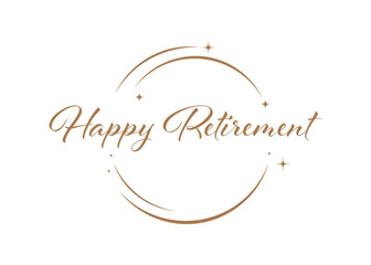 happy retirement text	