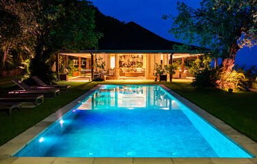 View of Laem Sor villa in South Samui, Thailand