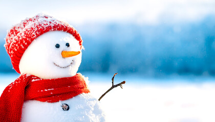 Obraz premium Schneemann