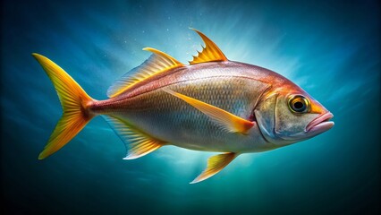 Naklejka premium Minimalist Swai Fish Photography: Clean, Simple Images of Pangasius Bocourti