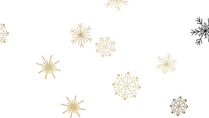 Winter Snow Showers: Spectacular 3D Illustration Showcasing Falling Christmas Snowflakes