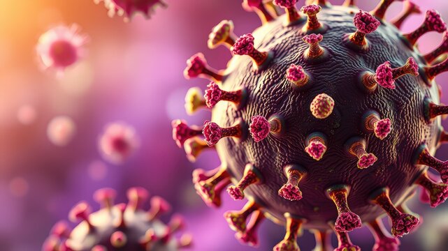 Virus bacteria and fungi, virus images, covid virus structure, in microscope covid virus structure, virus structure and function wallpaper	