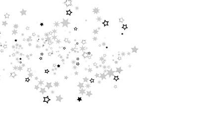 Abstract illustration with many stars in a dark background.