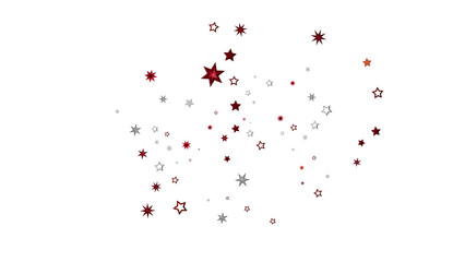 Red and Silver Star Background