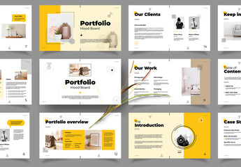Simple Brand Portfolio Presentation Layout