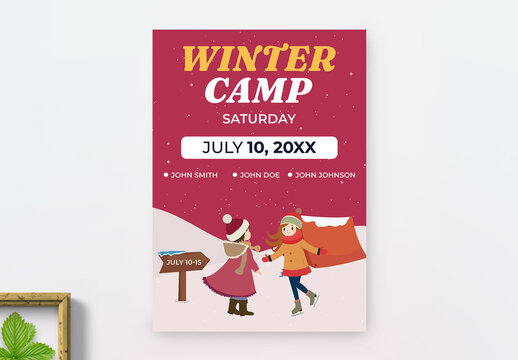 Winter Camp Flyer Layout