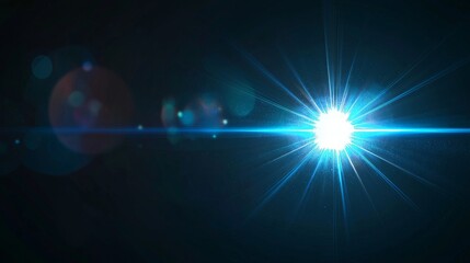 Sun flare, natural abstract sun flare against black, light transition, and sunlight effects.