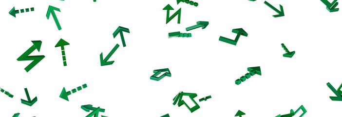 Green Arrows Background