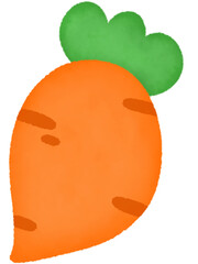 Carrot, illustration vector, cute carrot