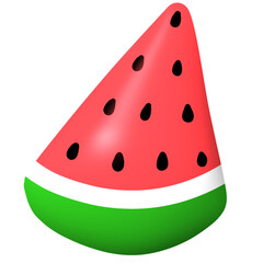  Watermelon with slice