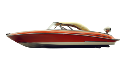 boat  isolated on white background