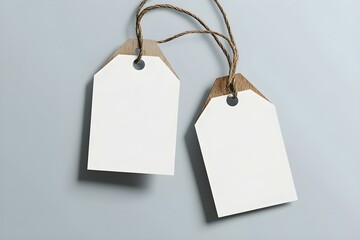 Versatile Mockup Templates for Labels, Price Tags, Clothing Hang Tags, and Gift Tags