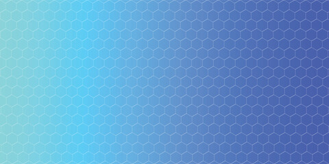 Vector seamless pattern. Simple hexagon grid. Large hexagon shapes.