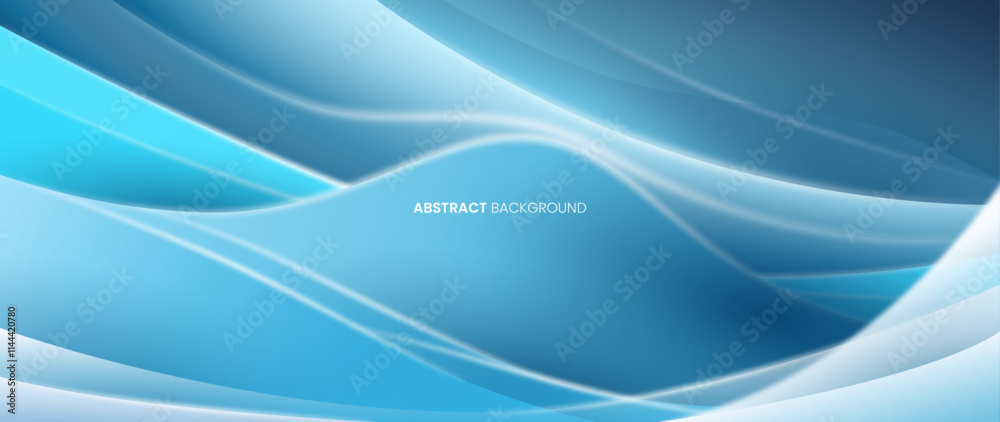 Poster an abstract background with wave patterns that clash with each other as if waves in the ocean. the l