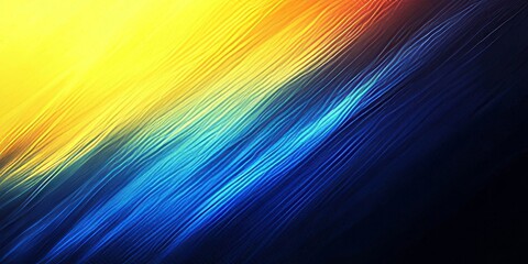 Glowing blue yellow gradient background, glowing highlights texture, digital artwork, seamless transitions, Generative AI