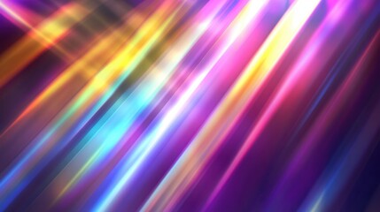 Fototapeta premium Colorful Abstract Light Rays and Vibrant Digital Background Effects