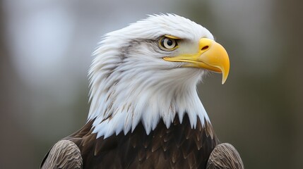 Fototapeta premium A Bald Eagle portrait