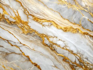 Naklejka premium Stunning Aerial White Gold Marble Background, Luxury Texture, High-Resolution Image, Premium Design, Elegant Surface