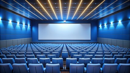 Obraz premium cinema auditorium with chairs