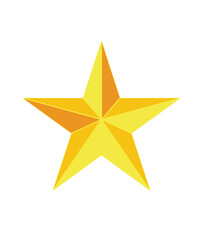 Star vector icon , symbol stock illustration