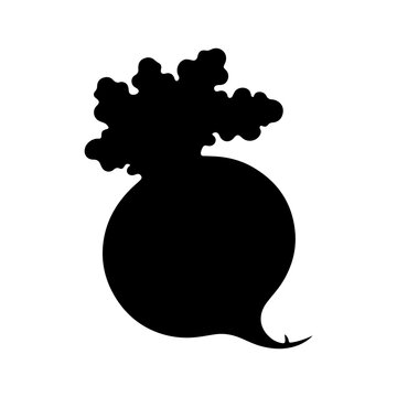 recommend clip art: Beet silhouette vector icon sign symbol illustration design.