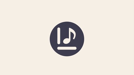 Music Line Icon for Web, Mobile, and Infographic Use