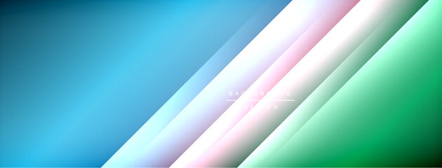 Obraz premium Colorful gradient with lines made of shadow and light. Creative background