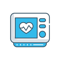 Heart Monitor vector icon