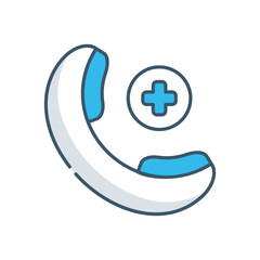 Emergency Call vector icon
