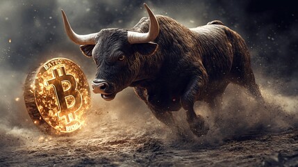 Bull market bitcoin and stocks surge amidst economic uncertainty in financial landscape