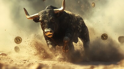 Bull market bitcoin and stocks surge amidst economic uncertainty financial landscape dynamic viewpoint